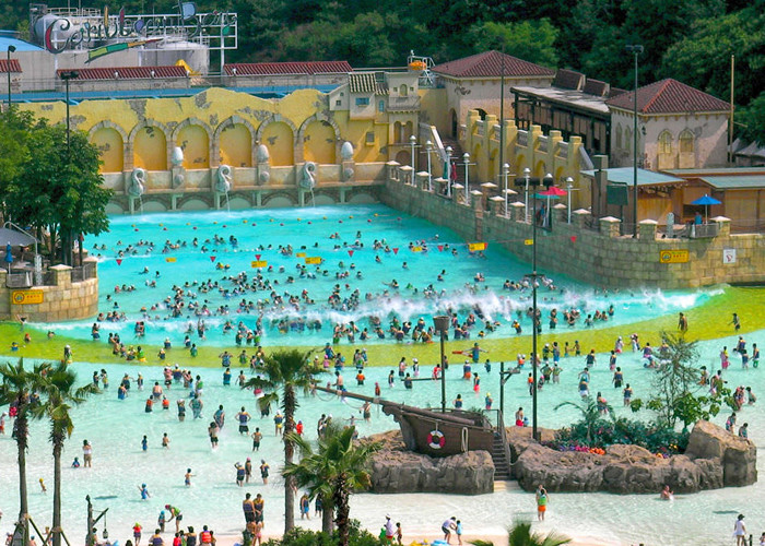 Customized Large Tsunami Pool 1.8m Deep / Water Park Equipment