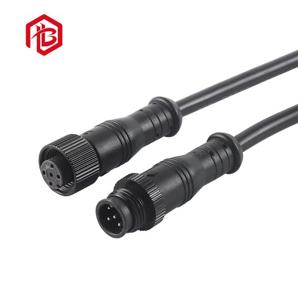 M16 Metal Outdoor LED Lamp Plug Connector 6 Pin Waterproof Wire Male And Female