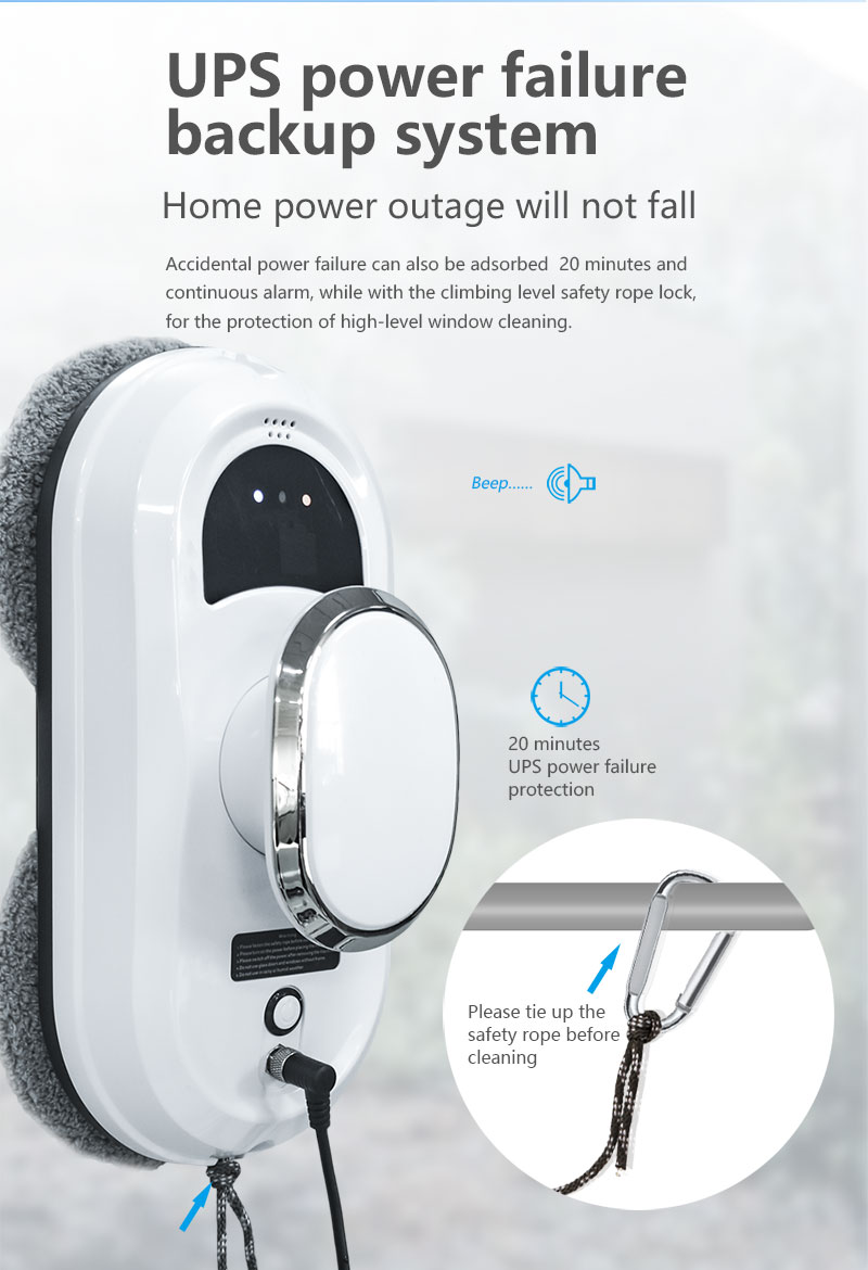Huidi HCR-01 Window Cleaner Robot Automatic Glass Cleaning Robot for Smooth Surfaces