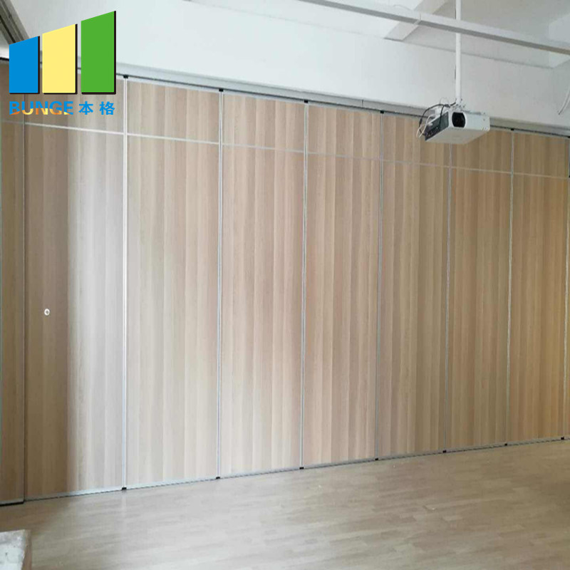 85mm Acoustic Room Dividers Wooden Partition Wall Hanging Decoration Movable Partition For Exhibition Hall