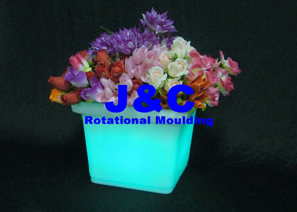 CNC Machined Rotational Moldfor Plastic LED Light , OEM Plastic Rotational Moulding
