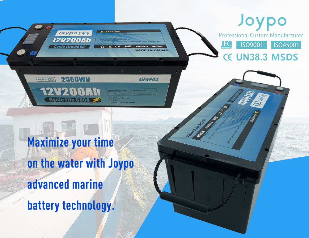 100Ah 12V Marine Lithium Battery Long Lifespan Deep Cycle For Bass Boats