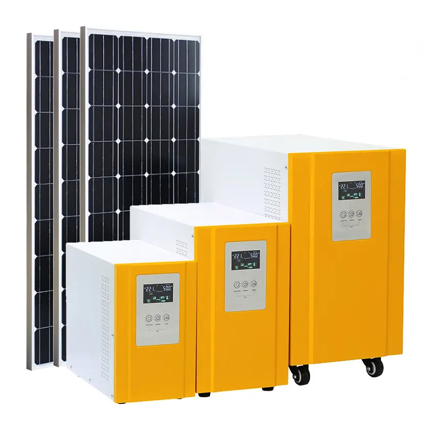 Low Frequency Solar Power Inverter Built In MPPT 40KW Hybrid Vertical Inverter