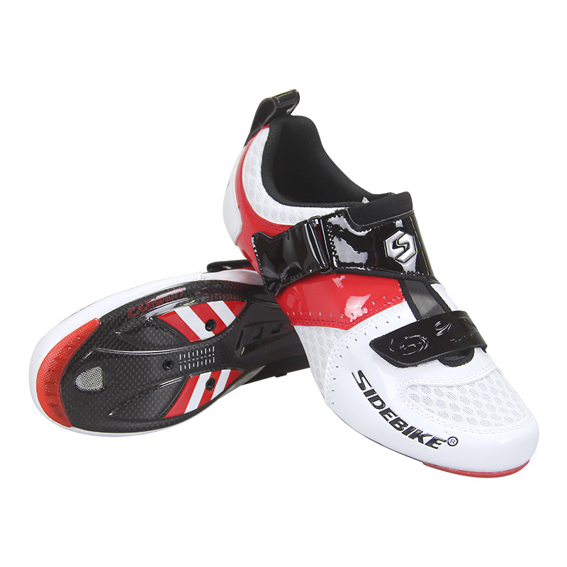 Triathlon Road Racing Bicycle Shoes Breathable Fast Dry Olympic Use
