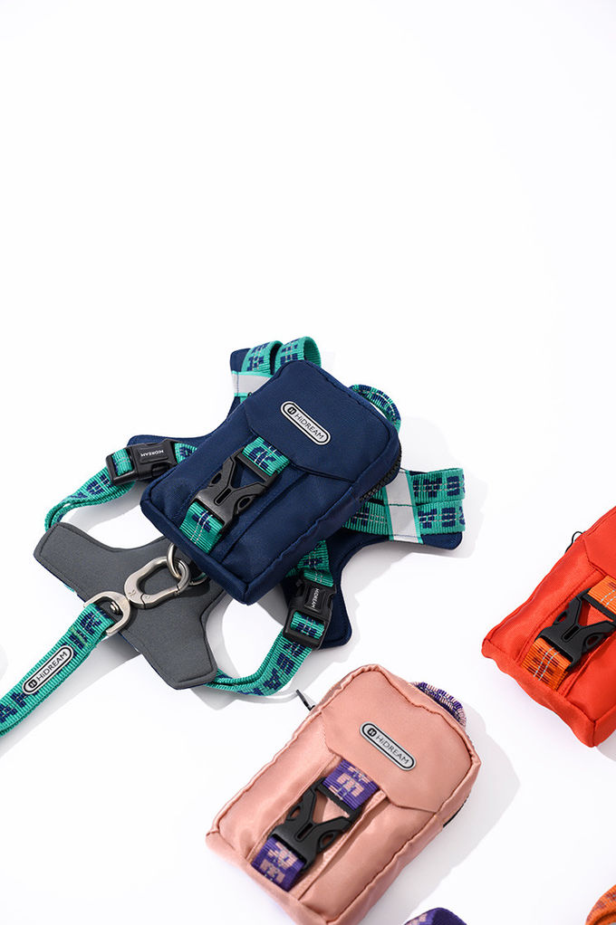 Pet Puppy Poodle Dog Harness Pack Vest Saddle Rucksack Leash For Large Dogs