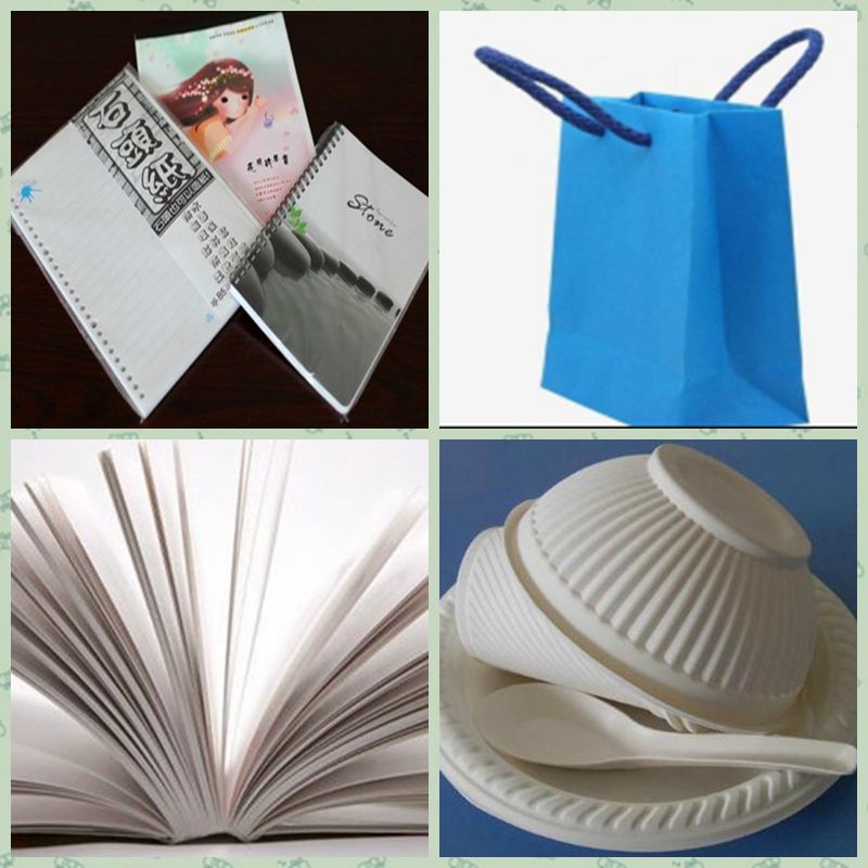 300g 450g smoothness white stone paper for magazines waterproof / recycled