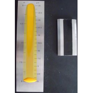 Chemical Industry Precision Fineness Gauge Hegman Grind Test Measuring Particle