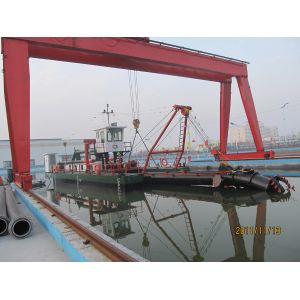 60 Cbm/H To 1400 Cbm/H Cutter Head Dredger Ship For Sand Dredging From Sea