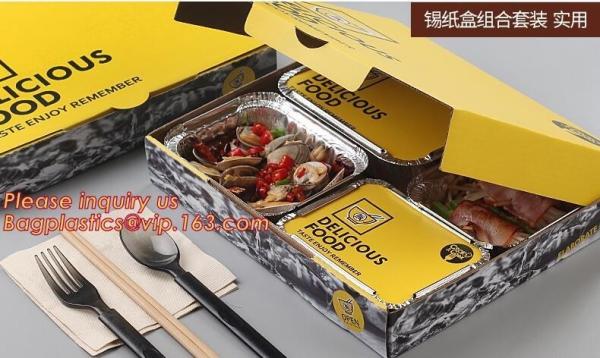 Aluminium foil food container 32x26x6.5cm 1/2 steamtable deep pan rec32267f with