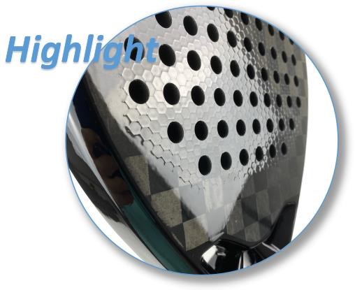Beach Carbon Fiber Padel Racket Racchetta Design Your Own Padel Racket