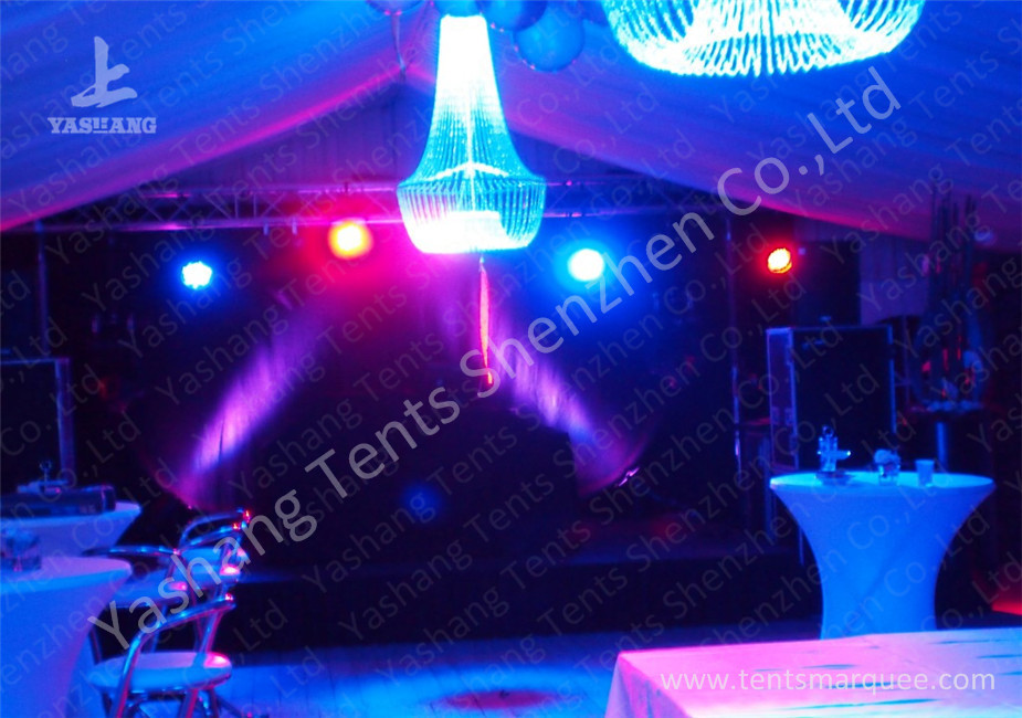 Hard Wall Aluminum Profiled Heavy Duty Party Tents Gorgeous Light Designation