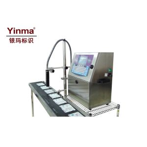 China 3-15mm Height Inkjet Barcode Printer , Expiry Date Printing Machine For Food Bags on sale
