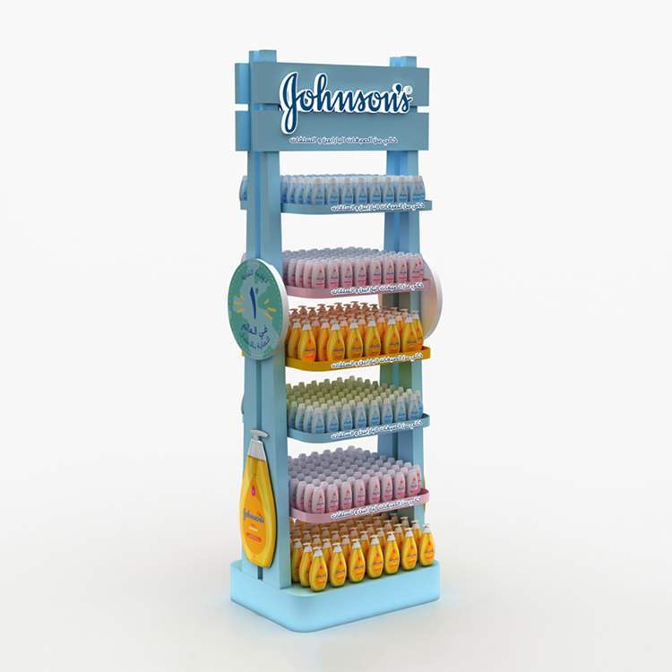 Retail Store Cosmetic Display Rack Wood Various Lipstick Display Stand For Shop