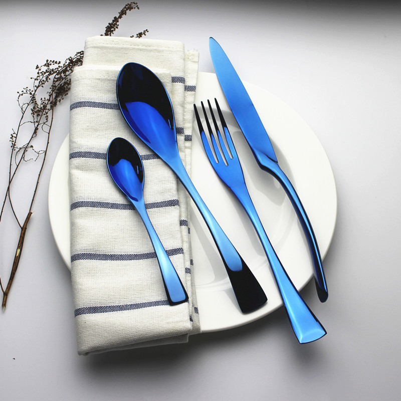 China NEWTO NC055 Stainless Steel Cutlery/Blue Flatware/Kitchen Household