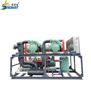 50ton PLC Freshwater Flake Ice Machine Maker For Seafood Processing