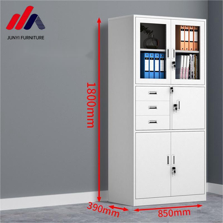 Welding Structure Modern Metal Filing Cabinet Book Shelf with Thickness 0.5-1.2mm