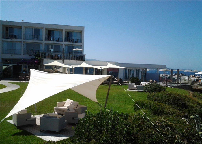 HDPE UV Block Garden Shade Sail Adding UV Stabilizers And Anti - Oxidants