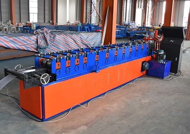 0.5-1 mm double profiles produce light steel keel roll forming machine with manual decoiler