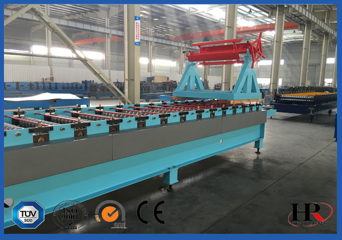 Galvanized Aluminum Roof Tile Production Line Siemens PLC Computer Control
