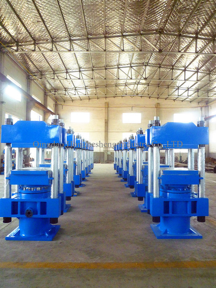 Rubber Plate Hydraulic Vulcanizing Machine Four Column Hot Pressing
