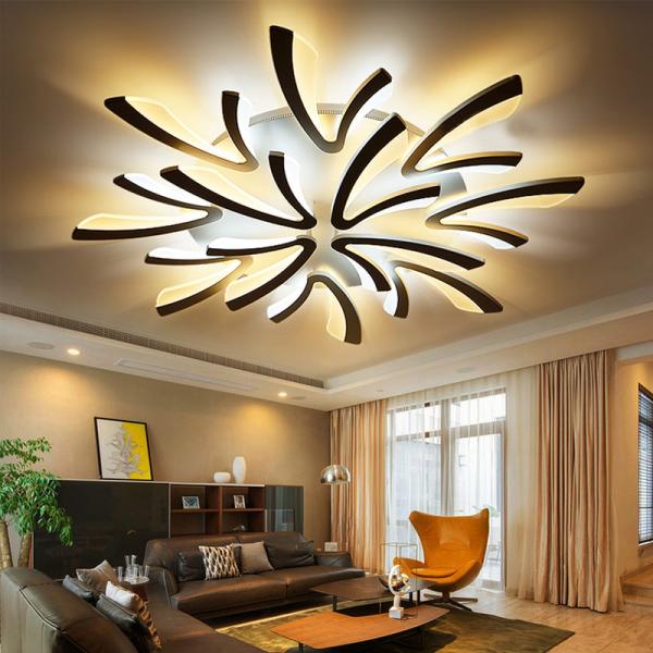 Remote led ceiling lights Modern for bedroom dimmer ceiling lamps acrylic
