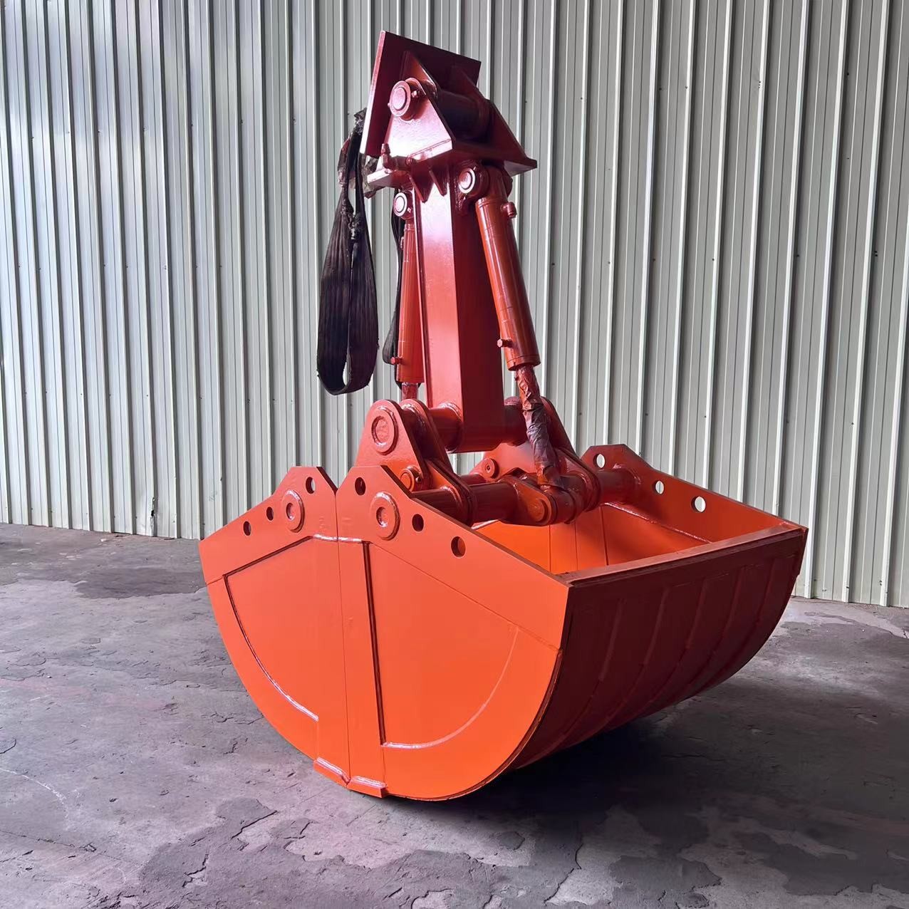 15-40 Ton Excavator Clamshell Bucket Double Cylinder For Hitachi Cat Volvo Case