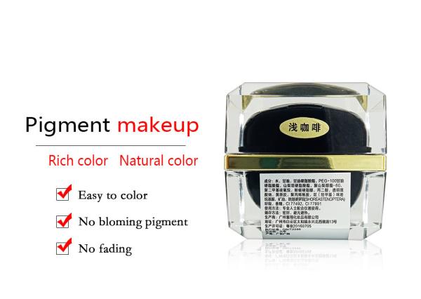 Waterproof Eyebrow Tattoo Ink Set Semi Permanent Tattoo Colorings Skin Friendly