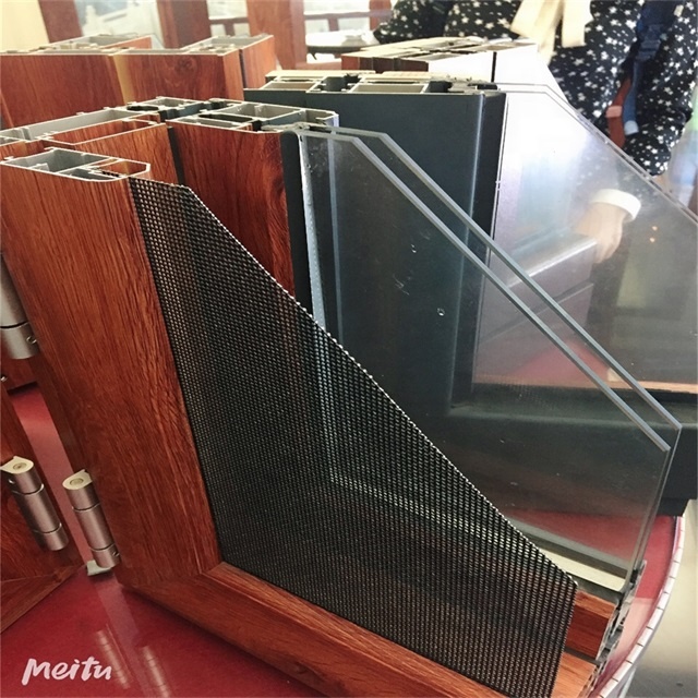 Lightweight Wood Grain Aluminum Extrusion Easy To Clean And Maintain