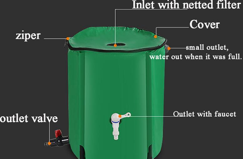 200L Collapsible Rain Barrel