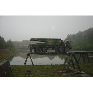15m Span Heavy Mechanized Bridge With Advanced Engine, Gearbox For Dry Gaps and