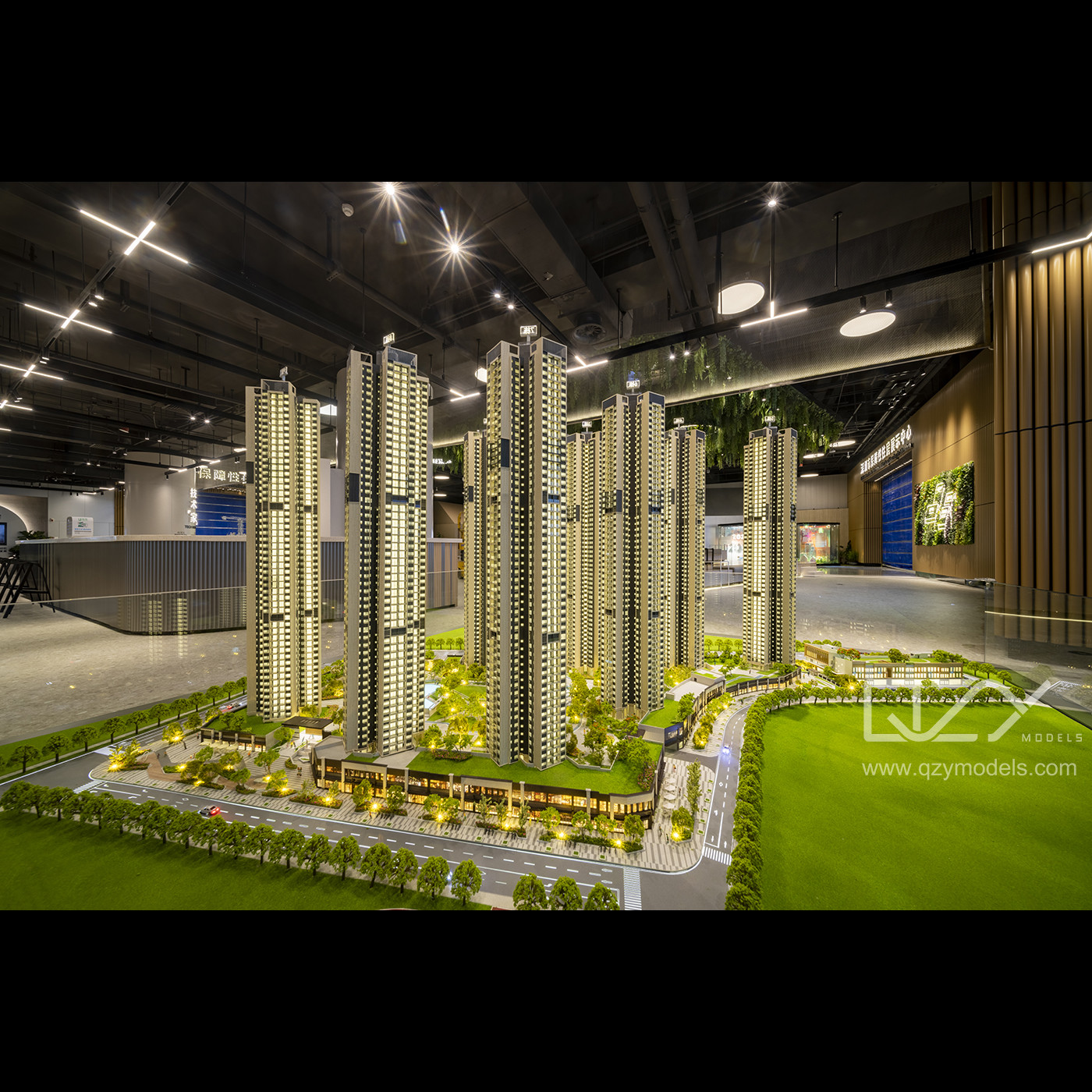 Professional Scale Model Builders - Shenzhen Talents Housing Group - 1:250 Zihe Residence