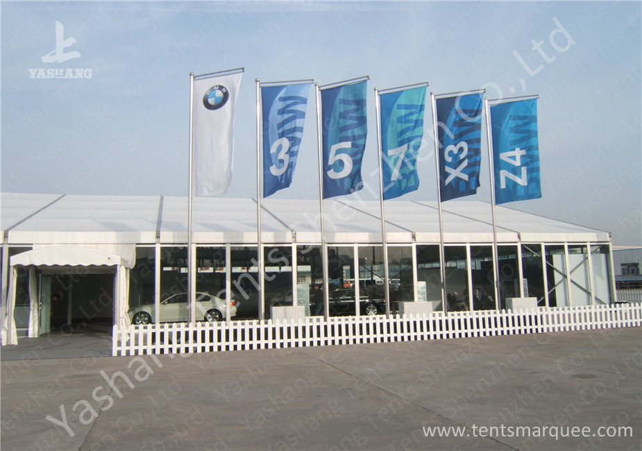 Small Outside White Fabric Commercial Exhibition Tent for Oudifen Promotion