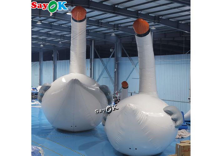 6m 20ft Pvc Airtight Inflatable Goose Model For Ad Decoration
