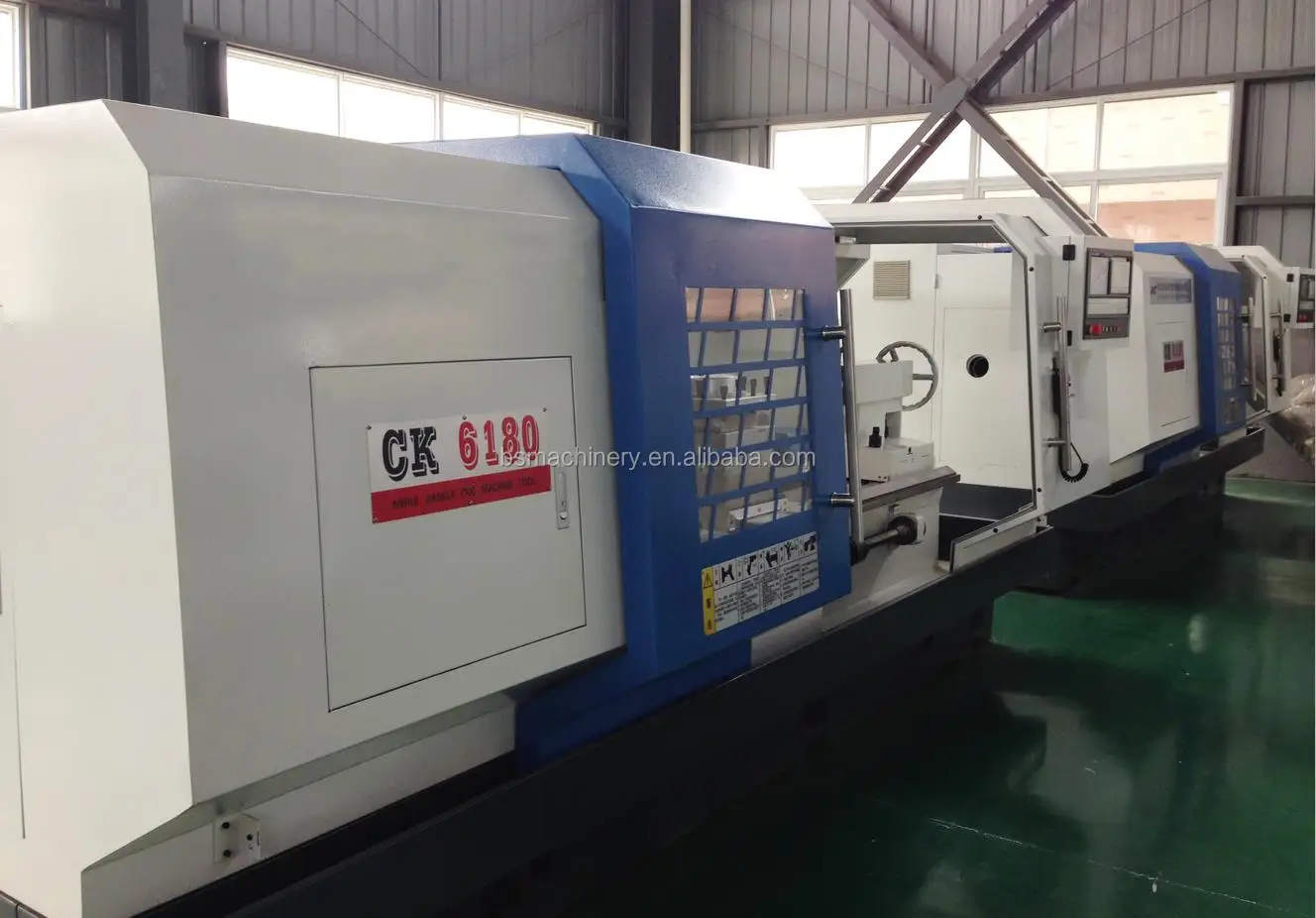 CK61125 Flat Bed Cnc Lathe Horizontal Automatic Turning Machine