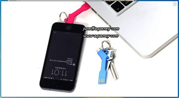 NEW keychain usb cable data line For Iphone5. Samsung