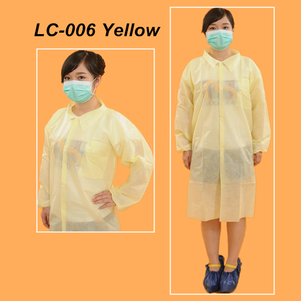 Cheap long sleeve medical lab coat/chemistry lab coats