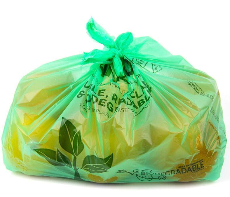 Biodegradable Compostable Degradable Plastic T Shirt Food Packaging Grocery Shopping Bag