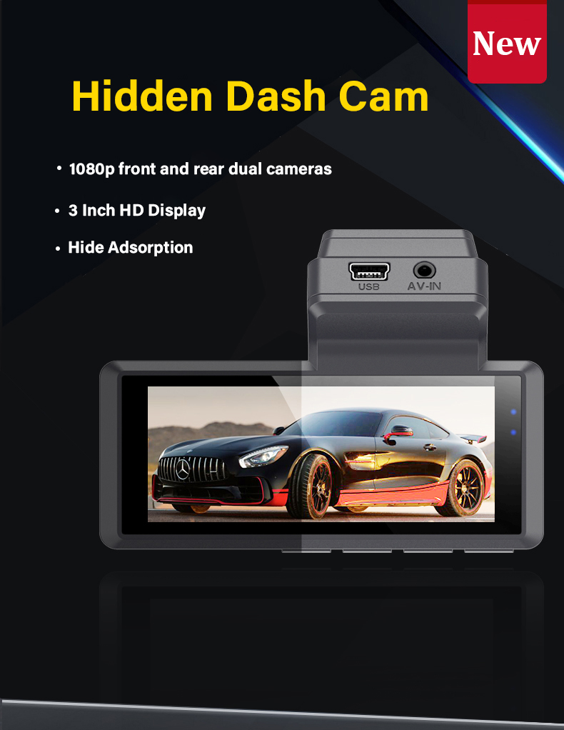 3 Inch HD 1080p Car Video DVR Wireless Dash Cameras Loop recording