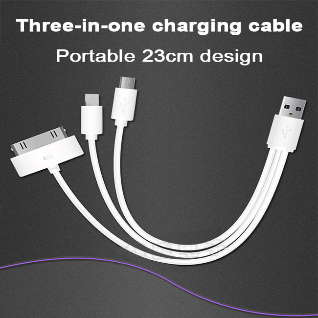 Fast Charger Cable Multifunctional USB Cable 8 In 1 Android Type C 1m Iphone