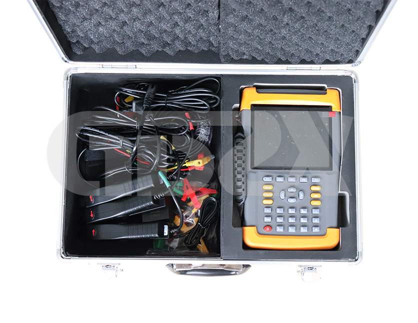 Large LCD Display Power Quality Analyzer 45 - 55Hz Frequency Range With USB Connector