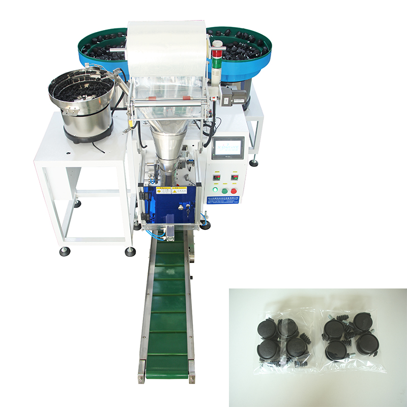 Chair Casters Bagging Counting Auto Filling Plastic Film Sealing Bag Packaging Machine