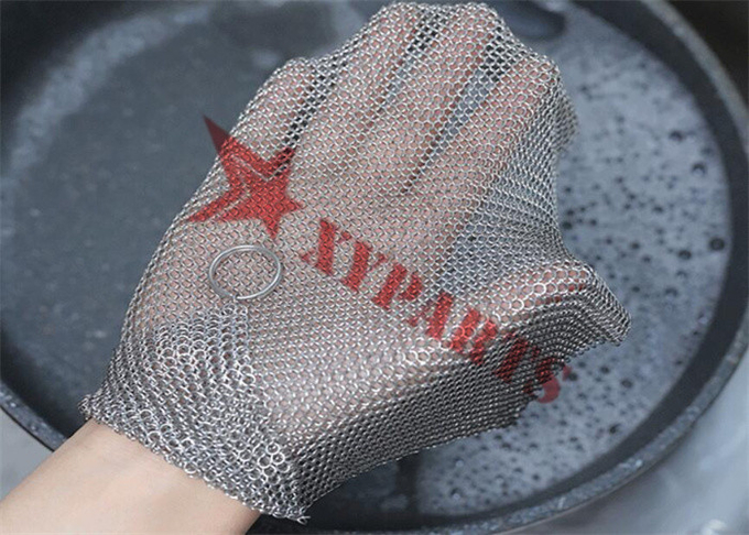 Ss316 Welded Chain Mail Scrubber Kitchen Tools Cleaner 1