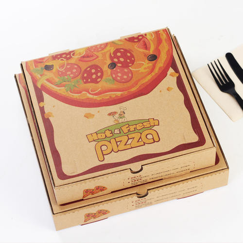 Food Packaging Pizza Takeaway Boxes Custom Printed Corrugated Carton