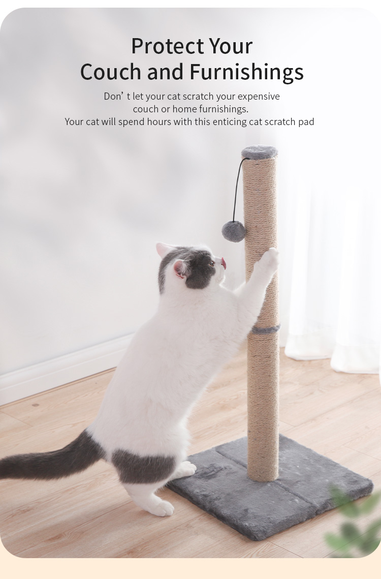 Cat Climbing Sustainable Sisal Tree Cat Scratcher Ball Pst for Cats