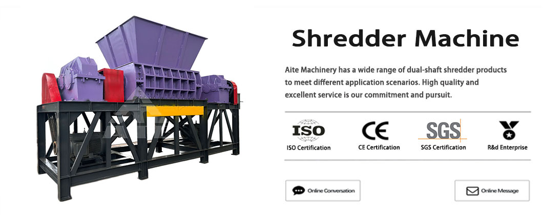 Iron Car Shell Shredder Waste Recycling Metal Barrel Shredder