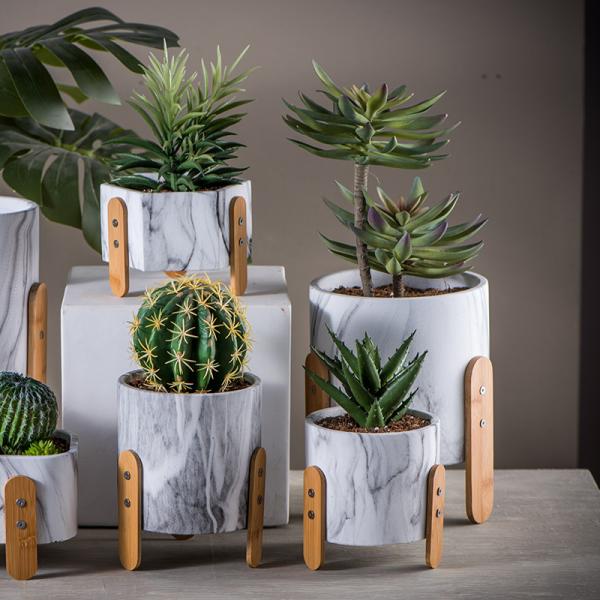 Round Pot Planters Succulents Planters Clay Flower Pots Mini Planter Pots Cement