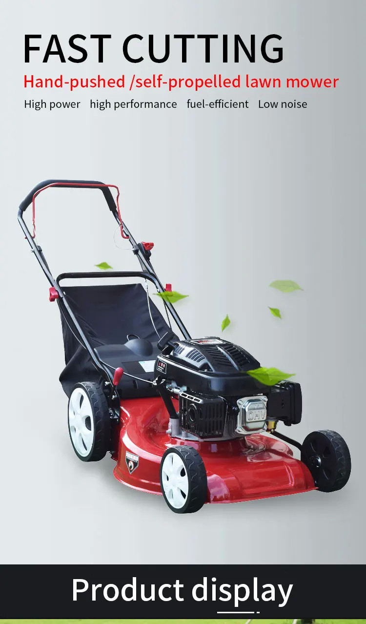 4000W Agricultural Farm Machinery 4 Wheel Hand Propelled Lawn Mower