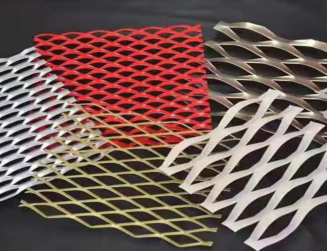 Partition Net Herringbone Net Metal Decorative Mesh For Ceiling Curtain Wall