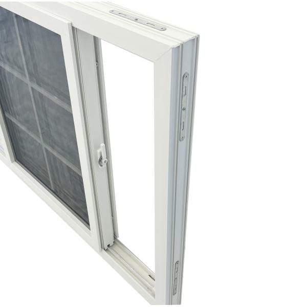 Friction Hinge UPVC Sliding Window And Door Standard Notch Design With Float