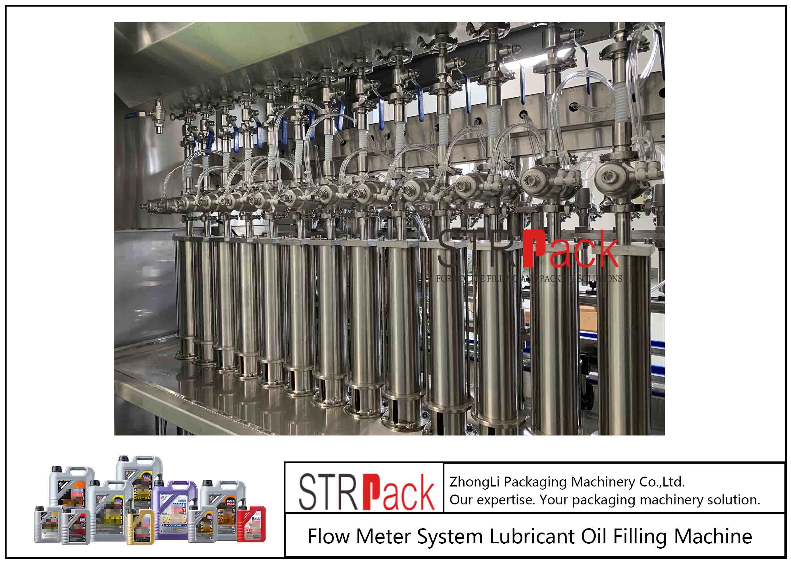Factory Price Fully Automatic Plastic Bottle Car Products Industry Motor Oil Multi-Head Filling Machine Customizable Con